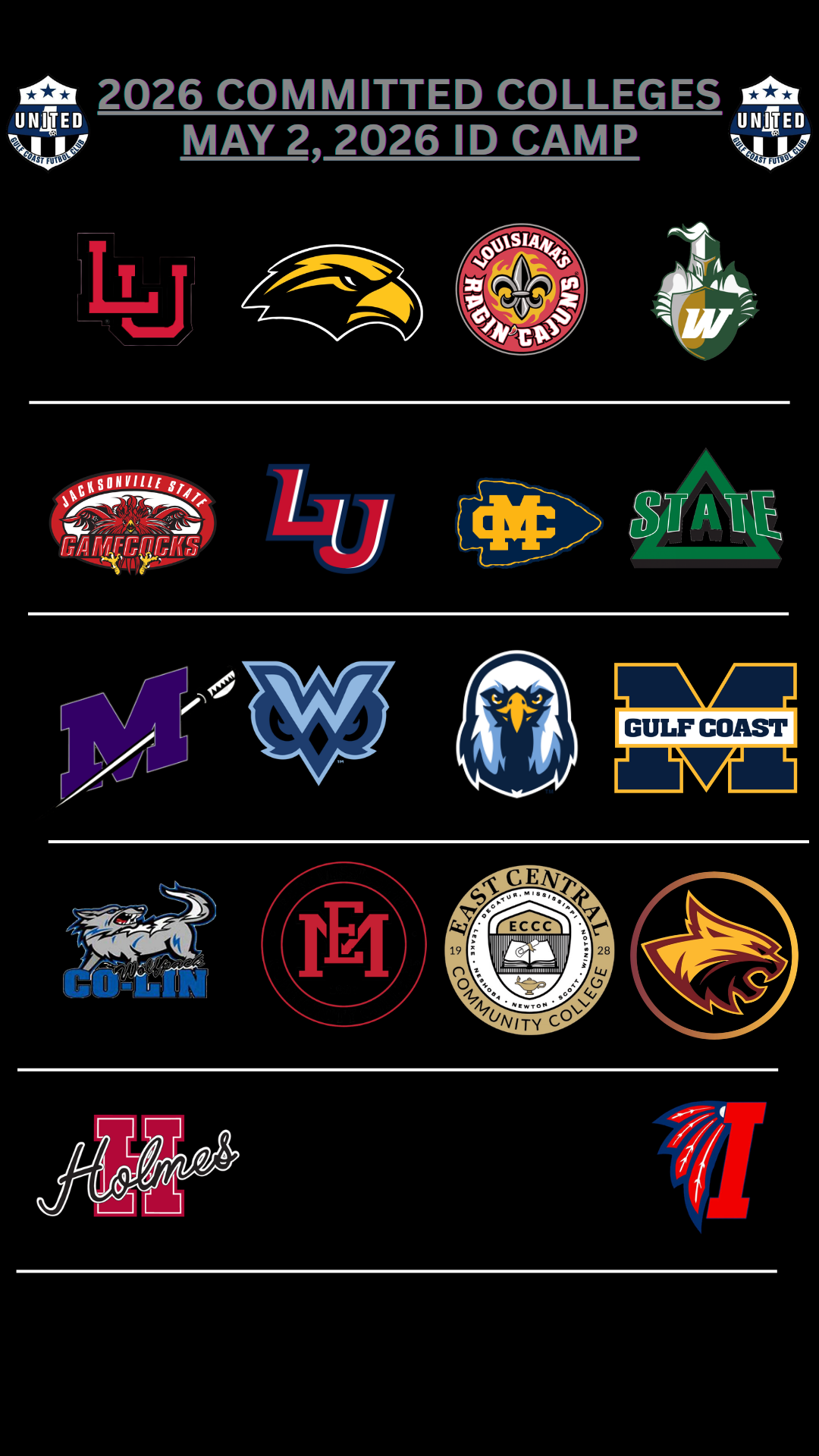 Copy of 2026 ID CAMP COLLEGES COMMITTED (Your Story)