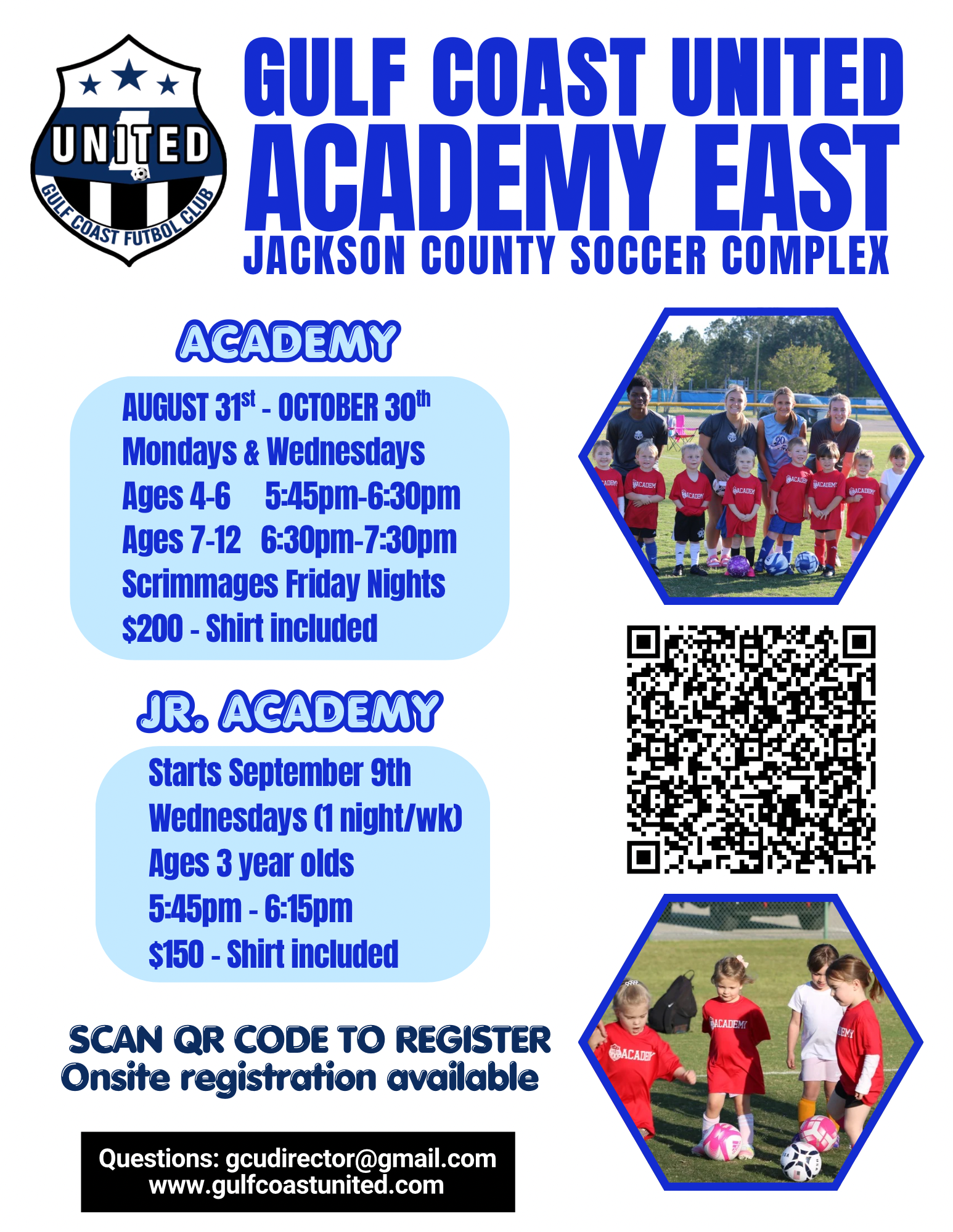 Academy east Gautier information